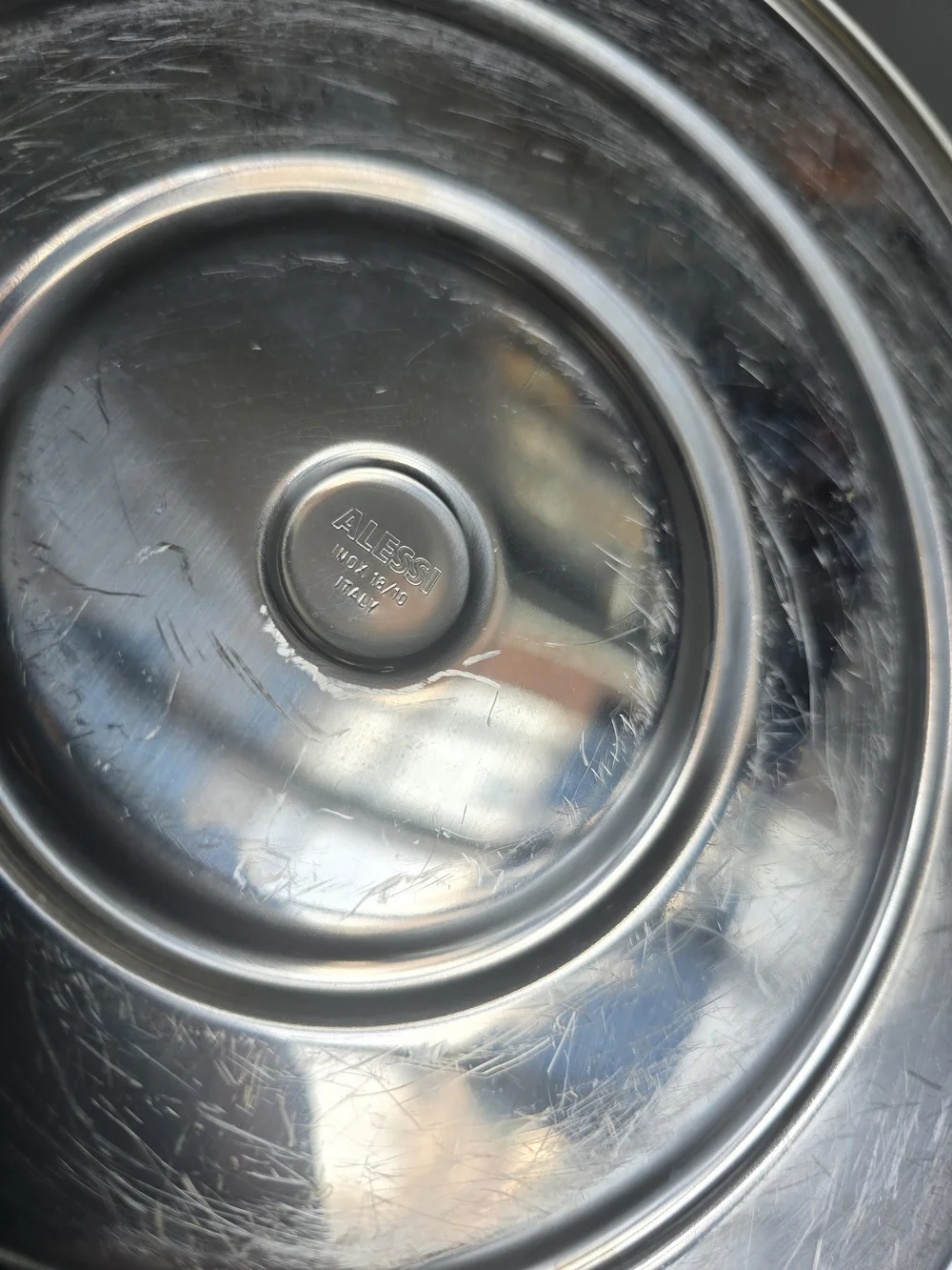 Stainless Steel 9093 Tea Kettle with Blue Handle and Red Bird Accent